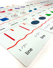 Load image into Gallery viewer, Memory Puzzles: Shapes (Tactile &amp; Braille) designed with The American Printing House for the Blind
