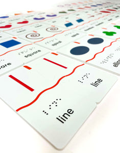 Memory Puzzles: Shapes (Tactile & Braille) designed with The American Printing House for the Blind