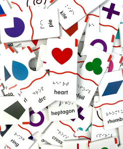 Memory Puzzles: Shapes (Tactile & Braille) designed with The American Printing House for the Blind